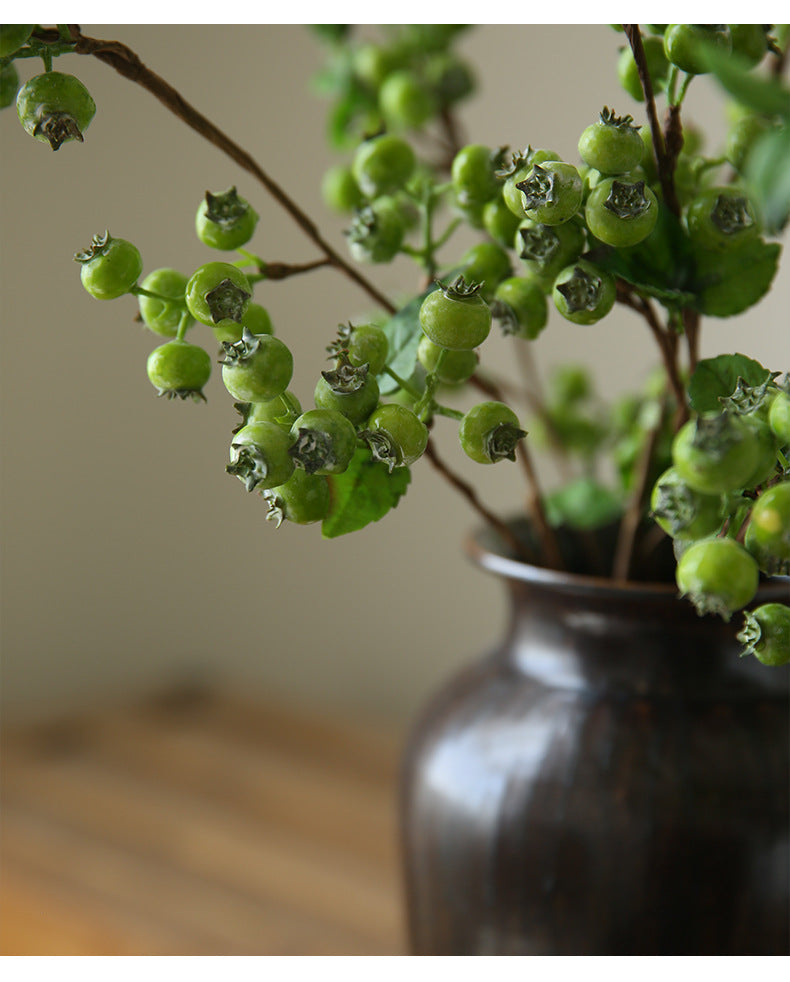 Artificial Blueberry Fruit  Room Decoration Photography Props Artificial Flower