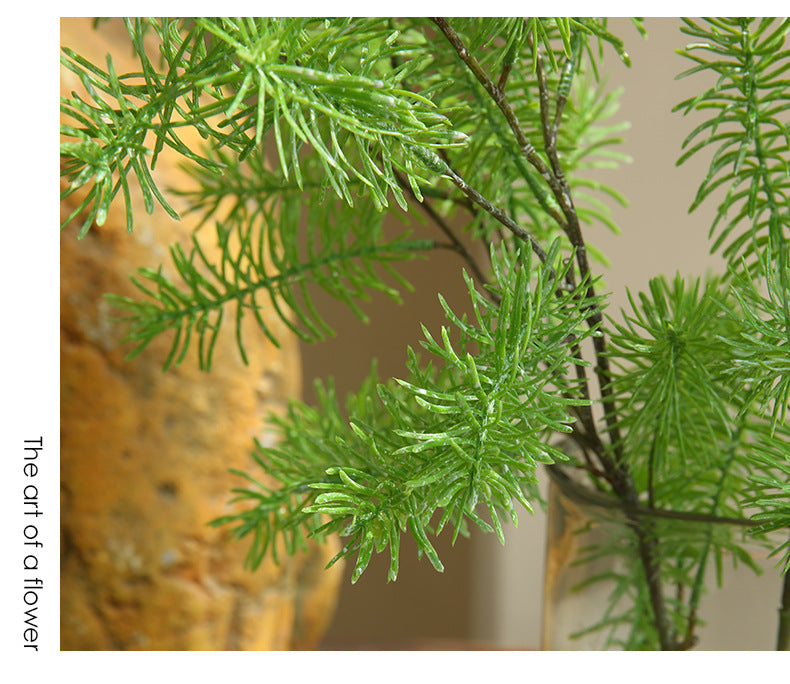 Artificial Flower Single Branch Thujus Arborvitae Artificial Green Plant Artificial Leaves