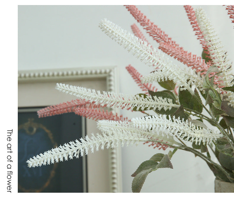 Artificial Floral Arrangement 6-Headed Dog Tail Grass Room Decoration