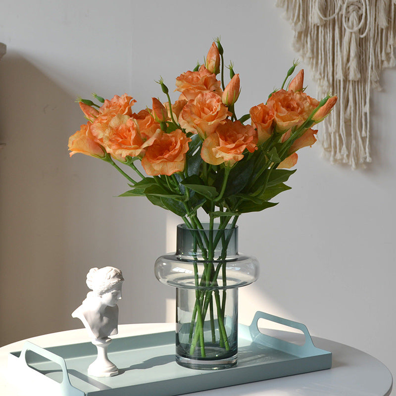 Artificial Flower 3-Headed Lisianthus Bouquet