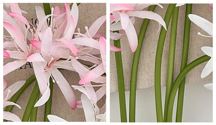 2 Heads of  Begonia Artificial Flowers Manzhushahua Fake Flowers