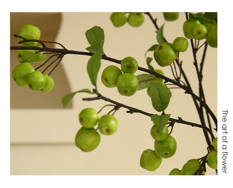 Artificial Flowers Refreshing Small Apple Artificial Fruit