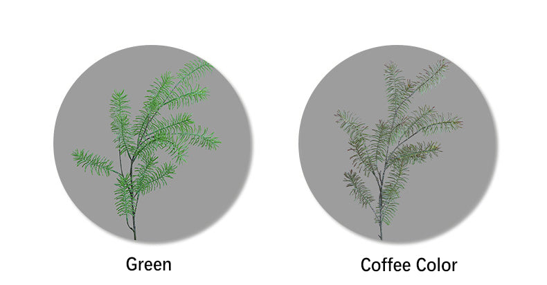 Artificial Flower Single Branch Thujus Arborvitae Artificial Green Plant Artificial Leaves