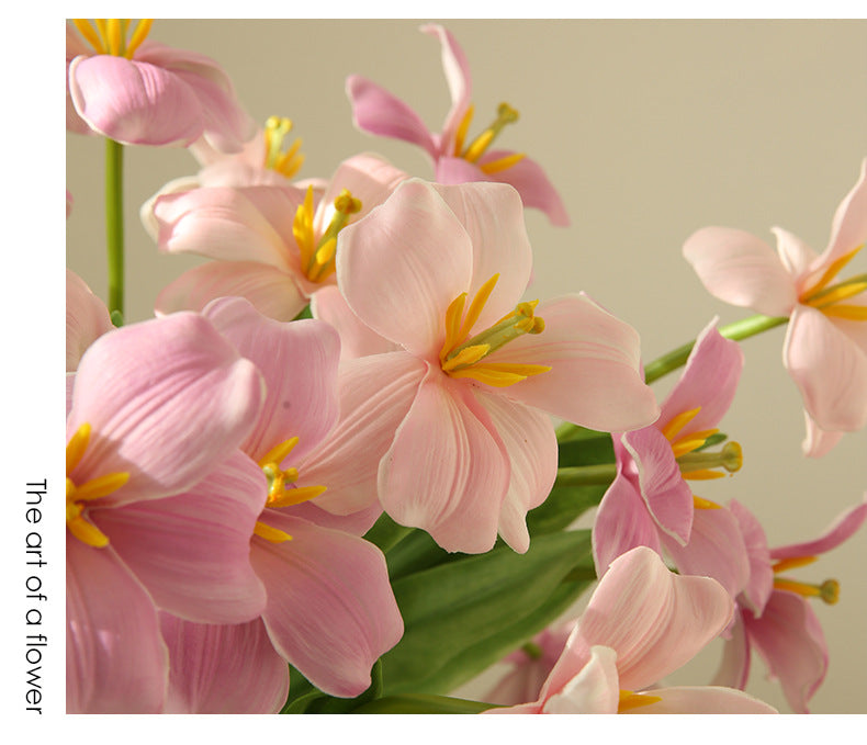 New Open Dutch Tulip Artificial Flower Realistic Touch Moisturizing  Flower Arrangement