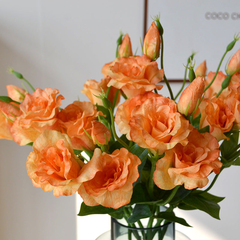 Artificial Flower 3-Headed Lisianthus Bouquet