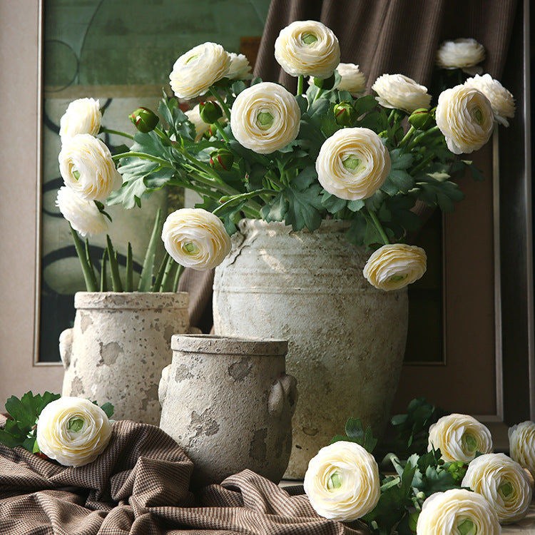 Two-Headed Lotus Peony Artificial Flower Fake Flower Arrangement