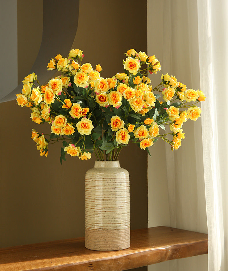 Artificial Rose Flower Arrangement Bouquet Bubble Rose