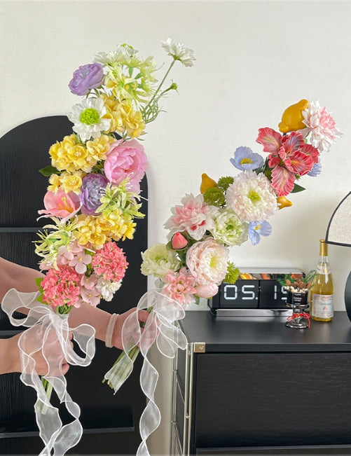 Wedding Ornamental Flower One Meter Bouquet Bridal Bouquet Fake/Artificial Flower